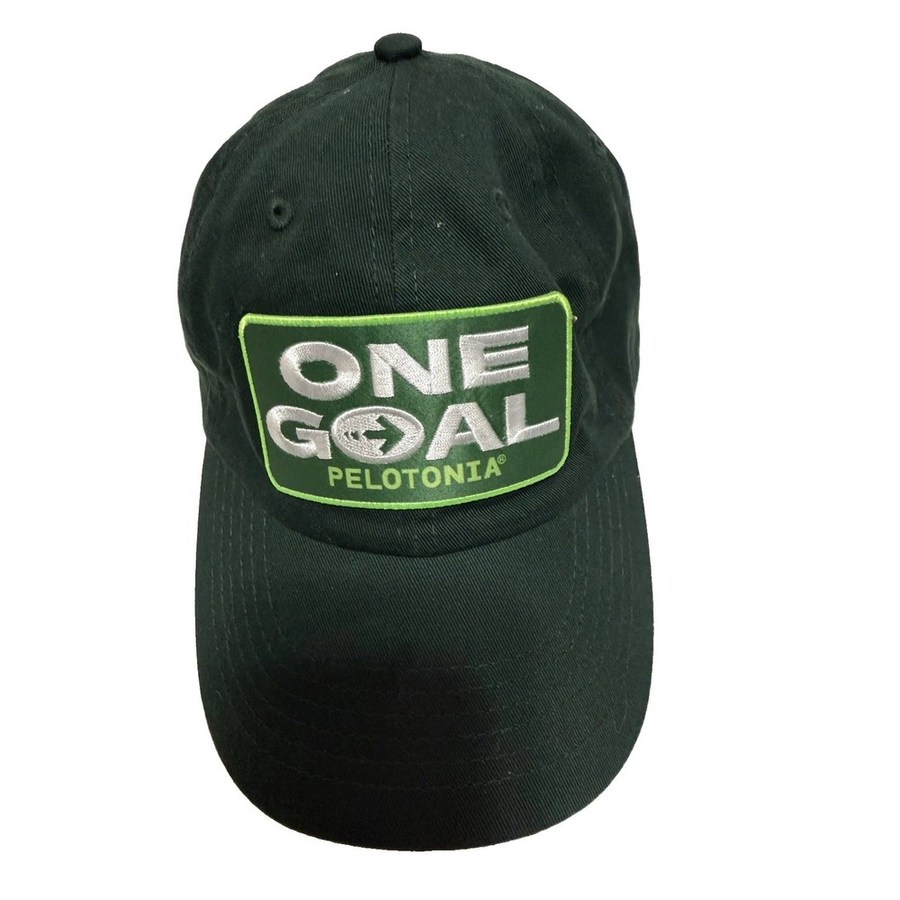Pelotonia One Goal‎ Dad Hat Cap Green Patch Adjustable Unstructured 100% Cotton